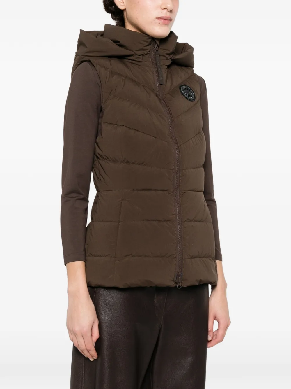  Canada Goose Clair Padded Gilet - Brown 