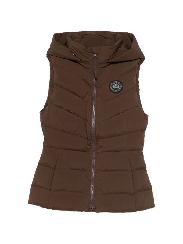 Canada Goose Clair フーデッド キルティングベスト | ブラウン 