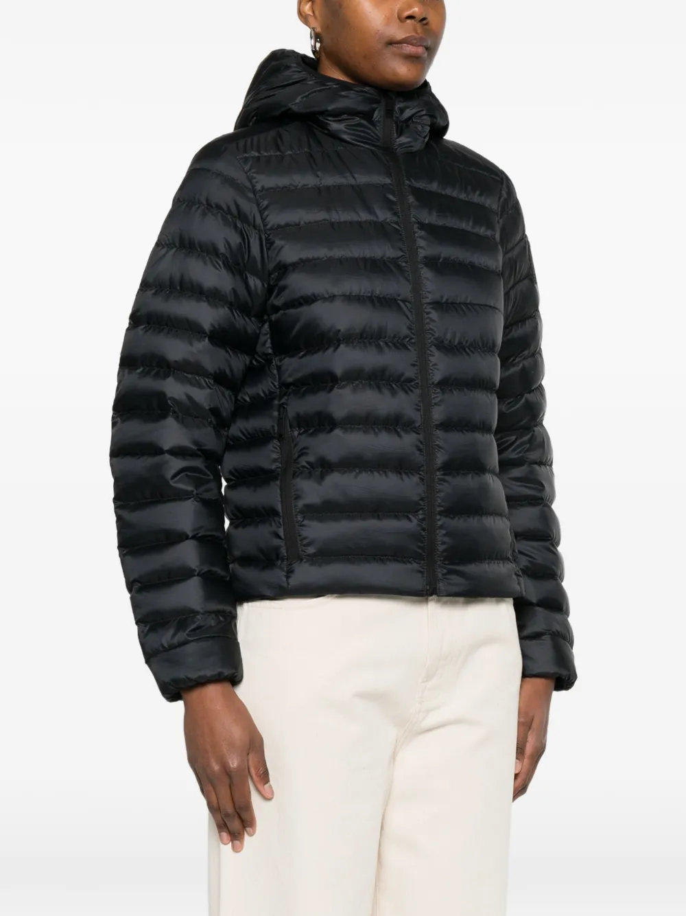  Canada Goose Aethera Hooded Quilted Jacket - Black 