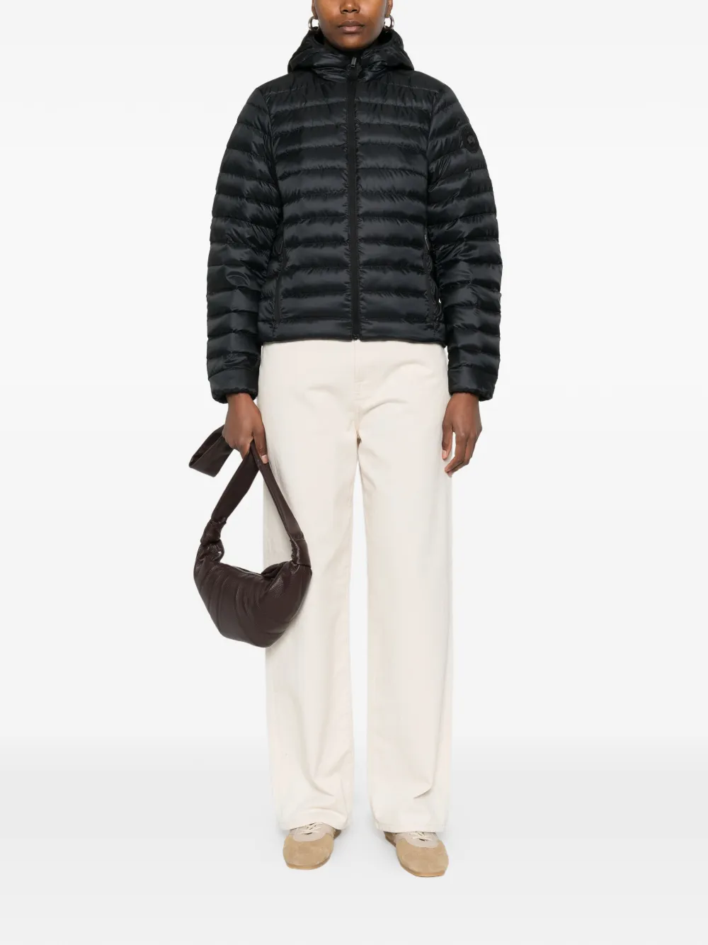  Canada Goose Aethera Hooded Quilted Jacket - Black 