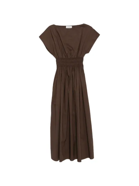 Matteau vestido midi con cintura fruncida