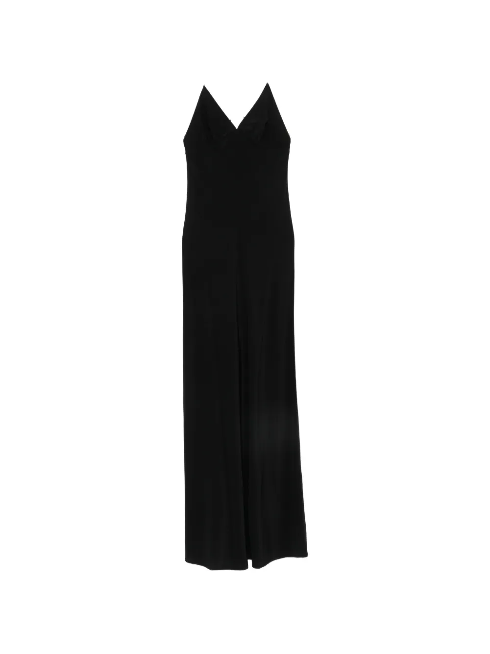 Matteau low-back halterneck maxi dress - Nero
