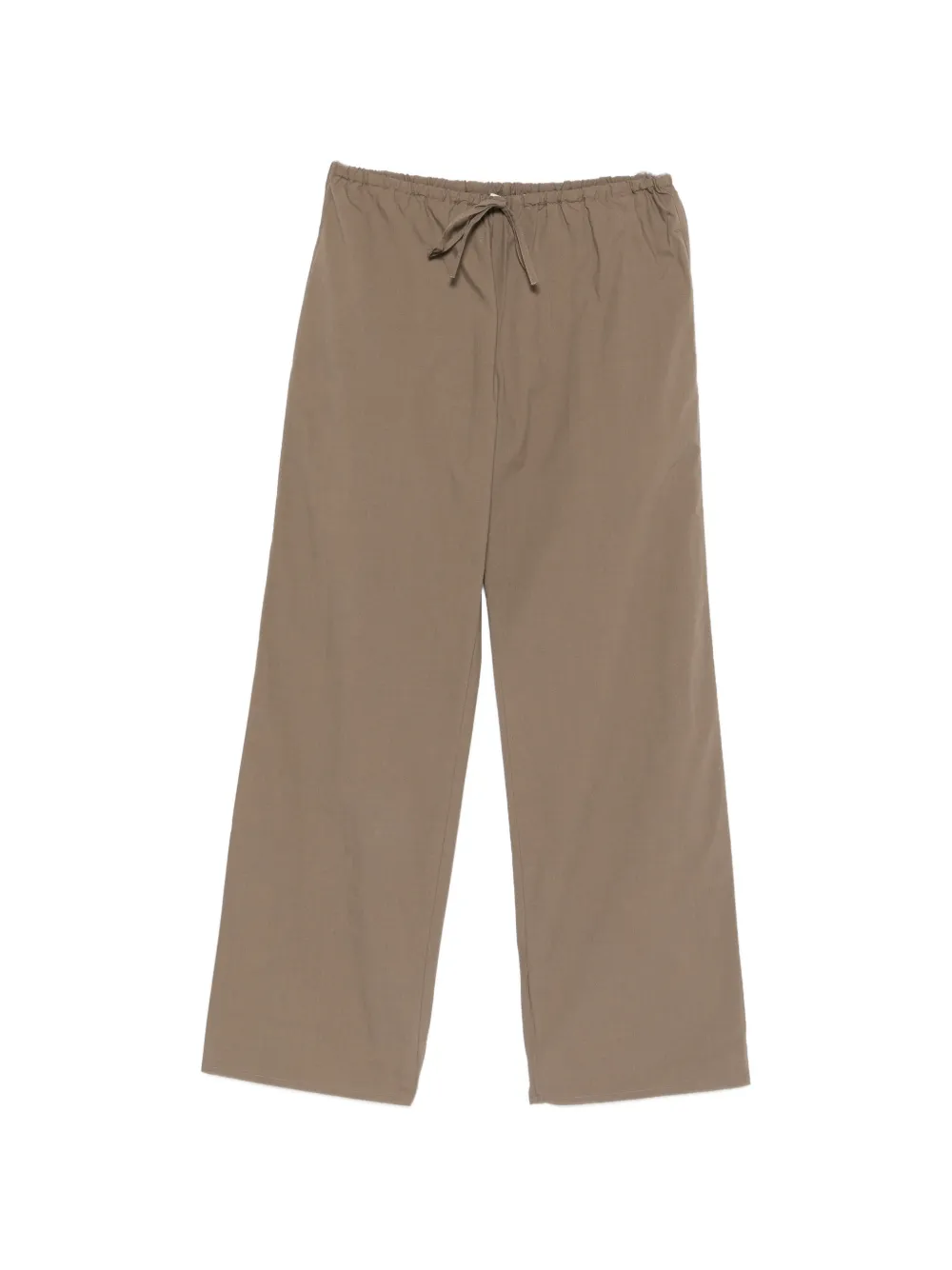 Matteau Drawcord straight-leg trousers - Marrone