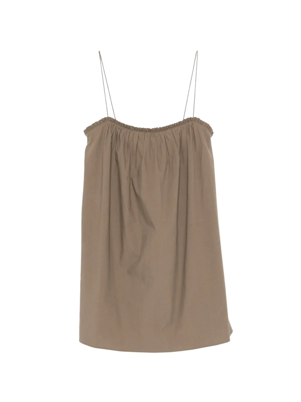 Matteau frill cami dress - Brown