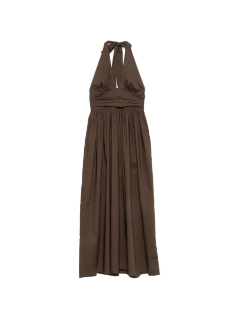 Matteau halterneck midi dress