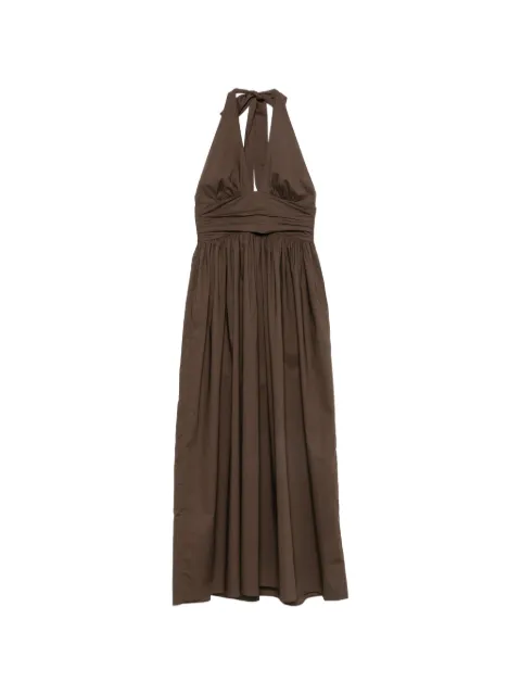 Matteau halterneck midi dress