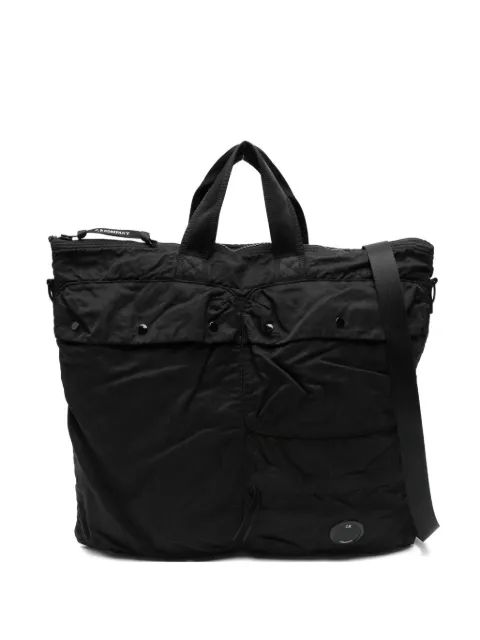C.P. Company zip nylon tote bag