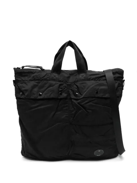 C.P. Company zip nylon tote bag