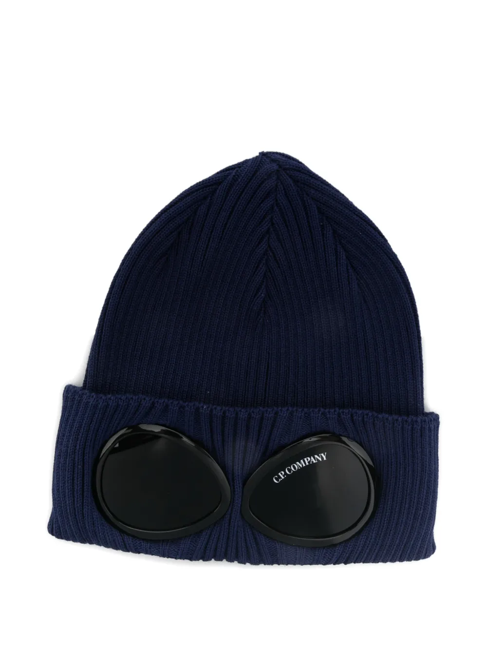 C.P. Company COTTON GOGGLE BEANIE - Blu