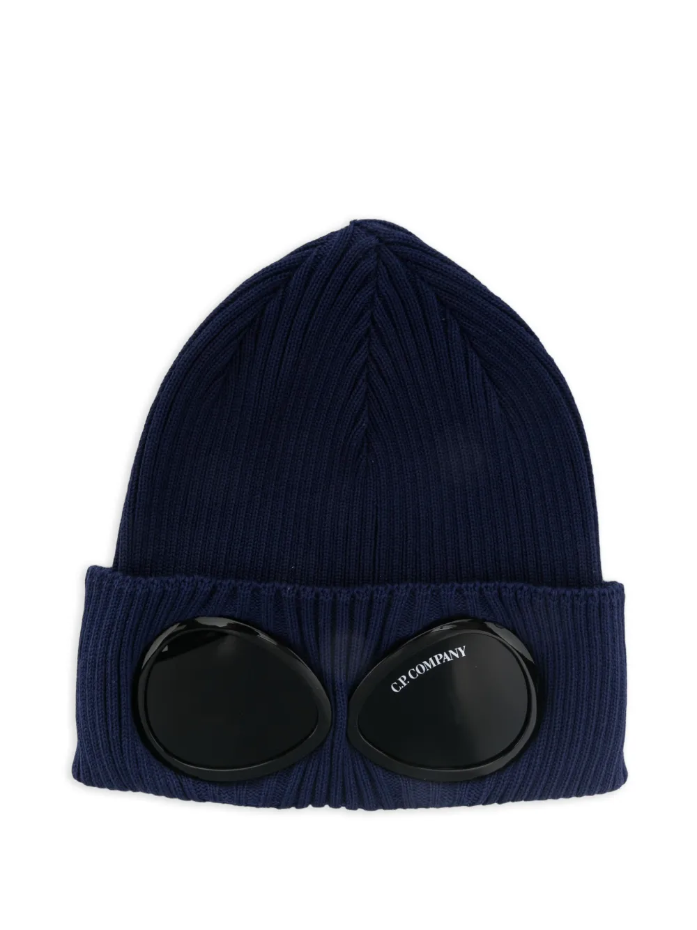 C.P. Company COTTON GOGGLE BEANIE - Blu
