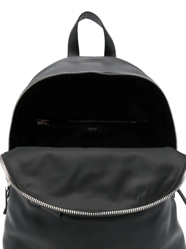TOM FORD Leather Backpack | Black | FARFETCH