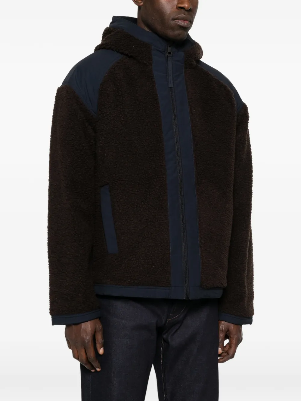  Canada Goose Alberni Reversible Fleece Bomber Jacket - Brown 