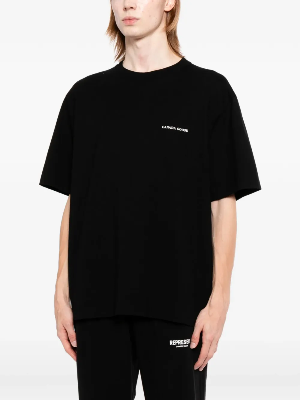 Canada Goose T-shirt met ronde hals Zwart