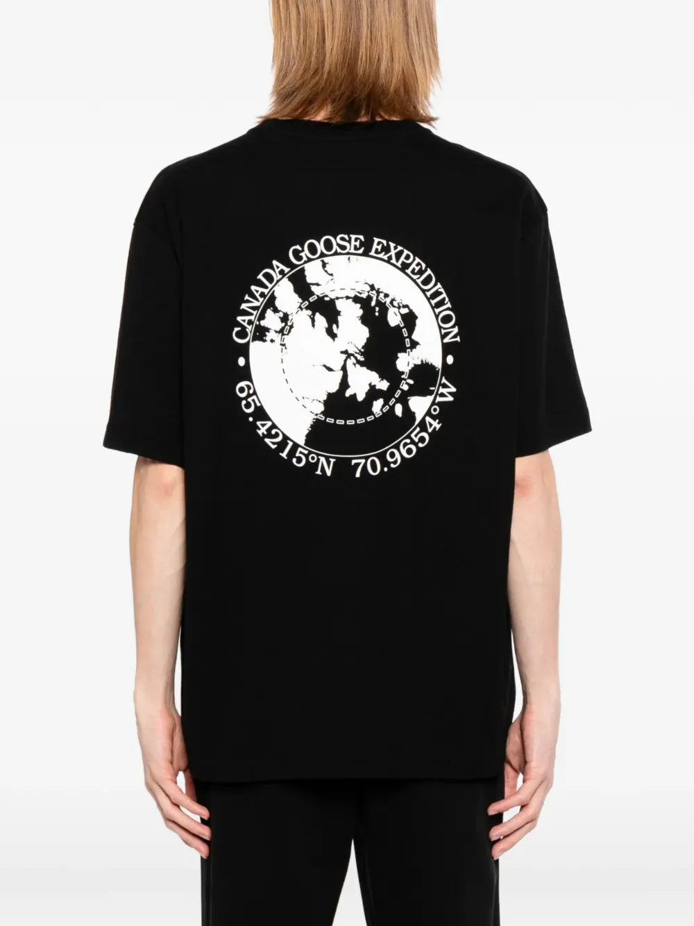 Canada Goose T-shirt met ronde hals Zwart