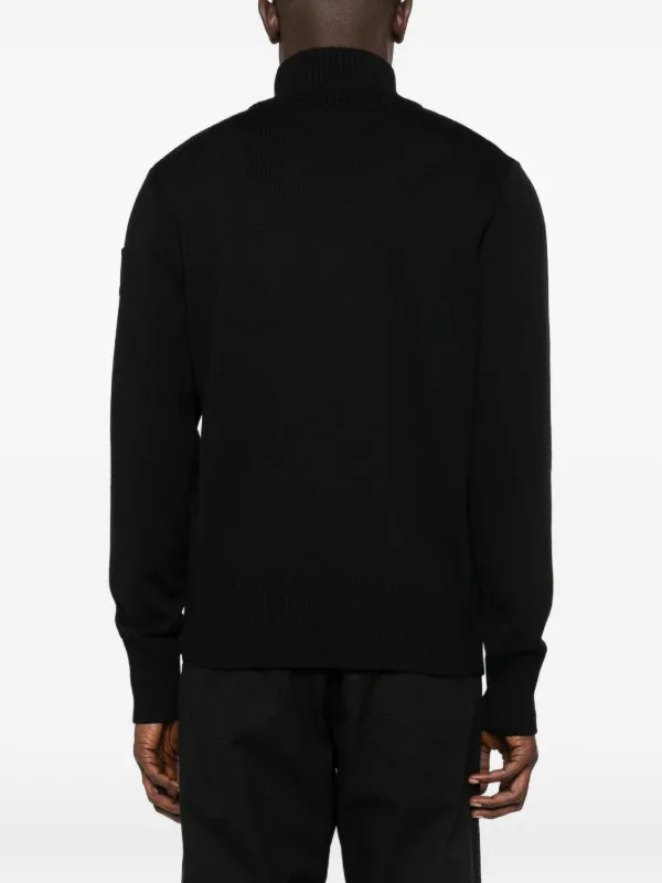 Canada Goose Rosseau ハーフジップ セーター | ブラック | FARFETCH JP