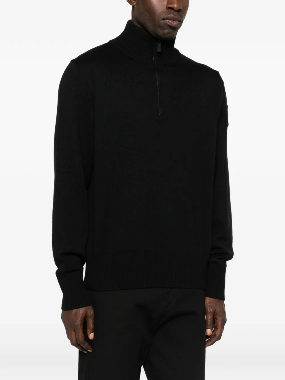  Canada Goose Rosseau Half-zip Sweater - Black 
