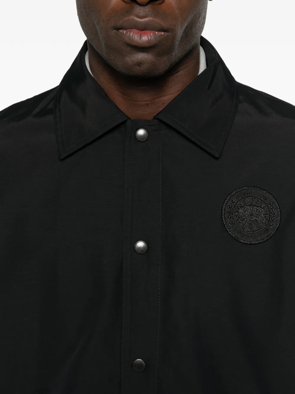 Canada Goose Jack met logopatch Zwart