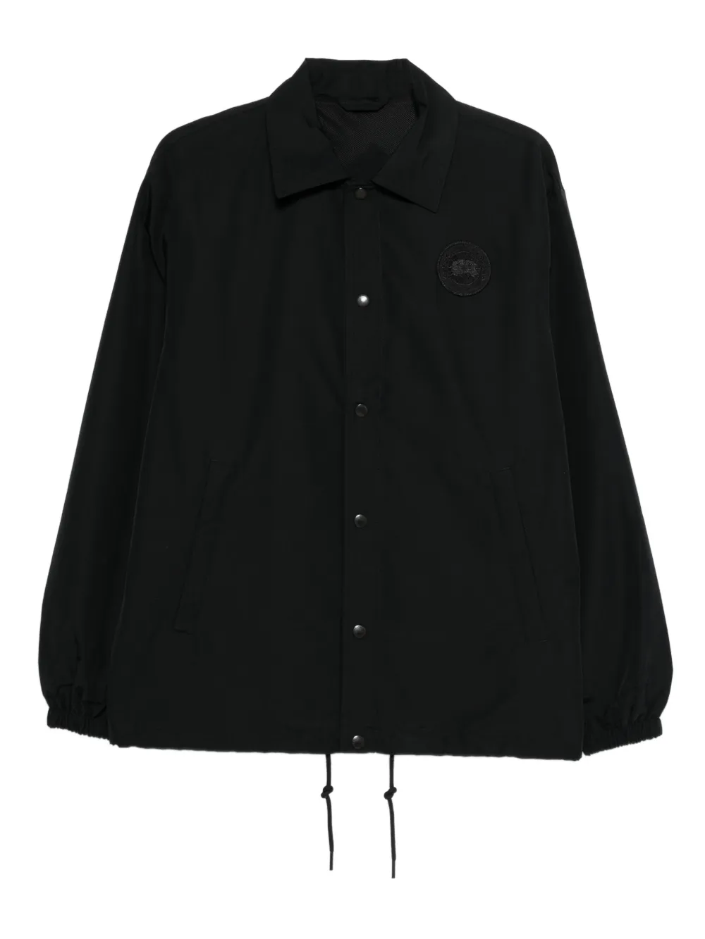 Canada Goose logo-patch jacket - Schwarz