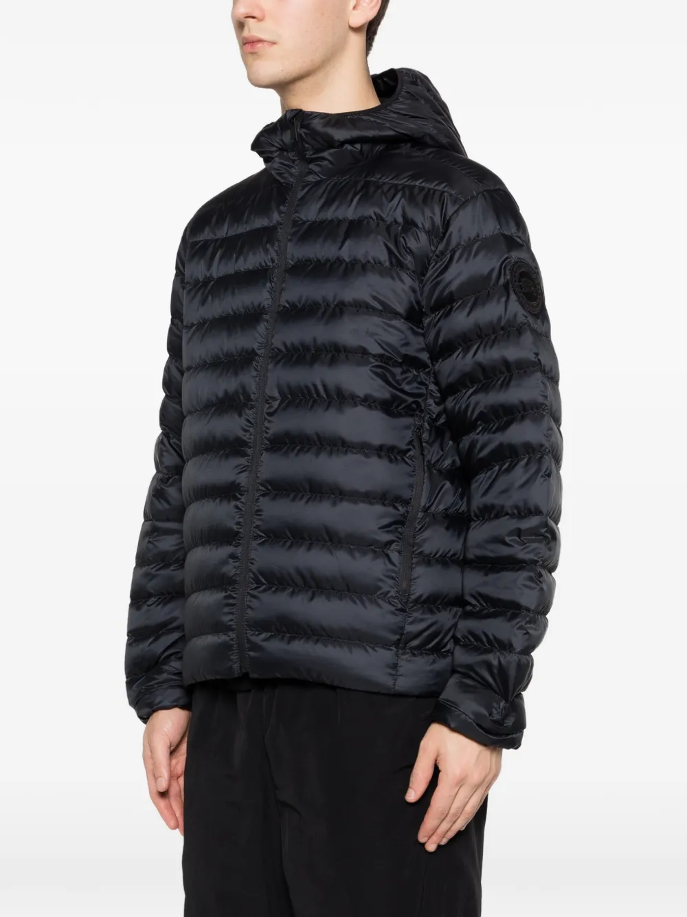  Canada Goose Stratus Hooded Zip Jacket - Black 