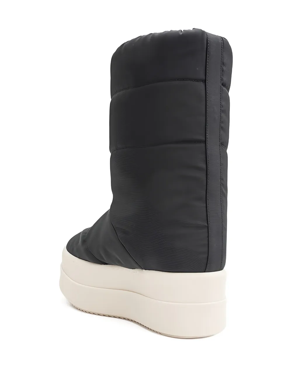 Rick Owens DRKSHDW Lunar 65 mm laarzen met ronde neus Zwart