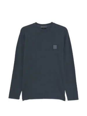 Stone Island long-sleeve Graphic T-shirt | Blue | FARFETCH RO