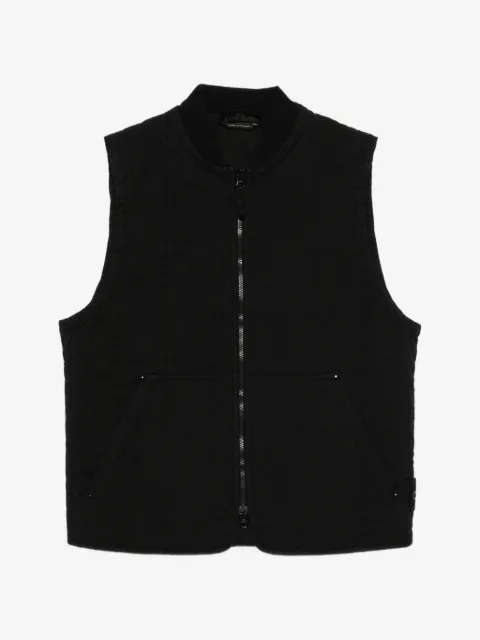 Stone Island gilet matelassé à fermeture zippée