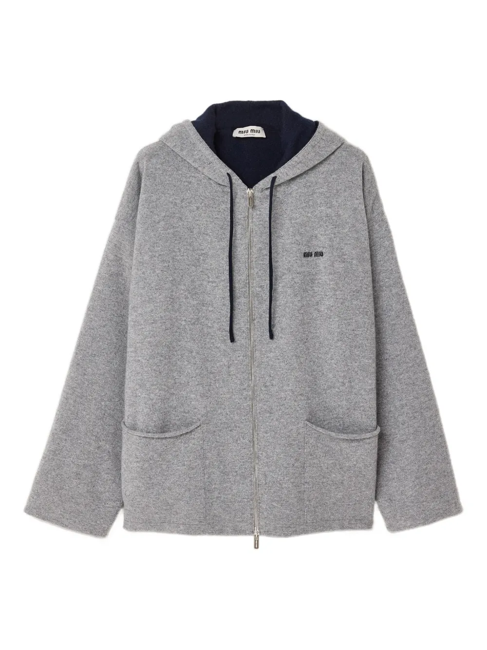 Miu Miu hoodie en cachemire | gris | Image 1