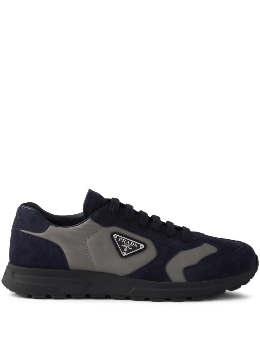 Prada tenis Prax con agujetas con logo triangular | azul | Image 1