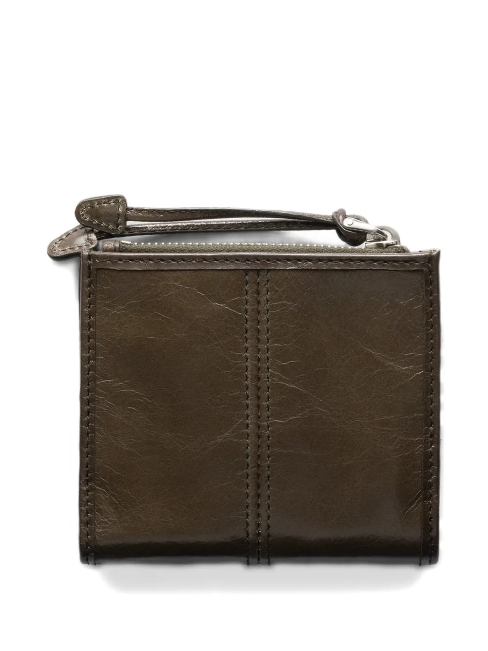 Prada cartera de piel con logo triangular y cierre | Image 2