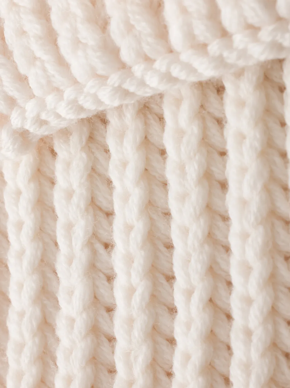 Prada enameled-triangle rib-knit scarf | Image 2