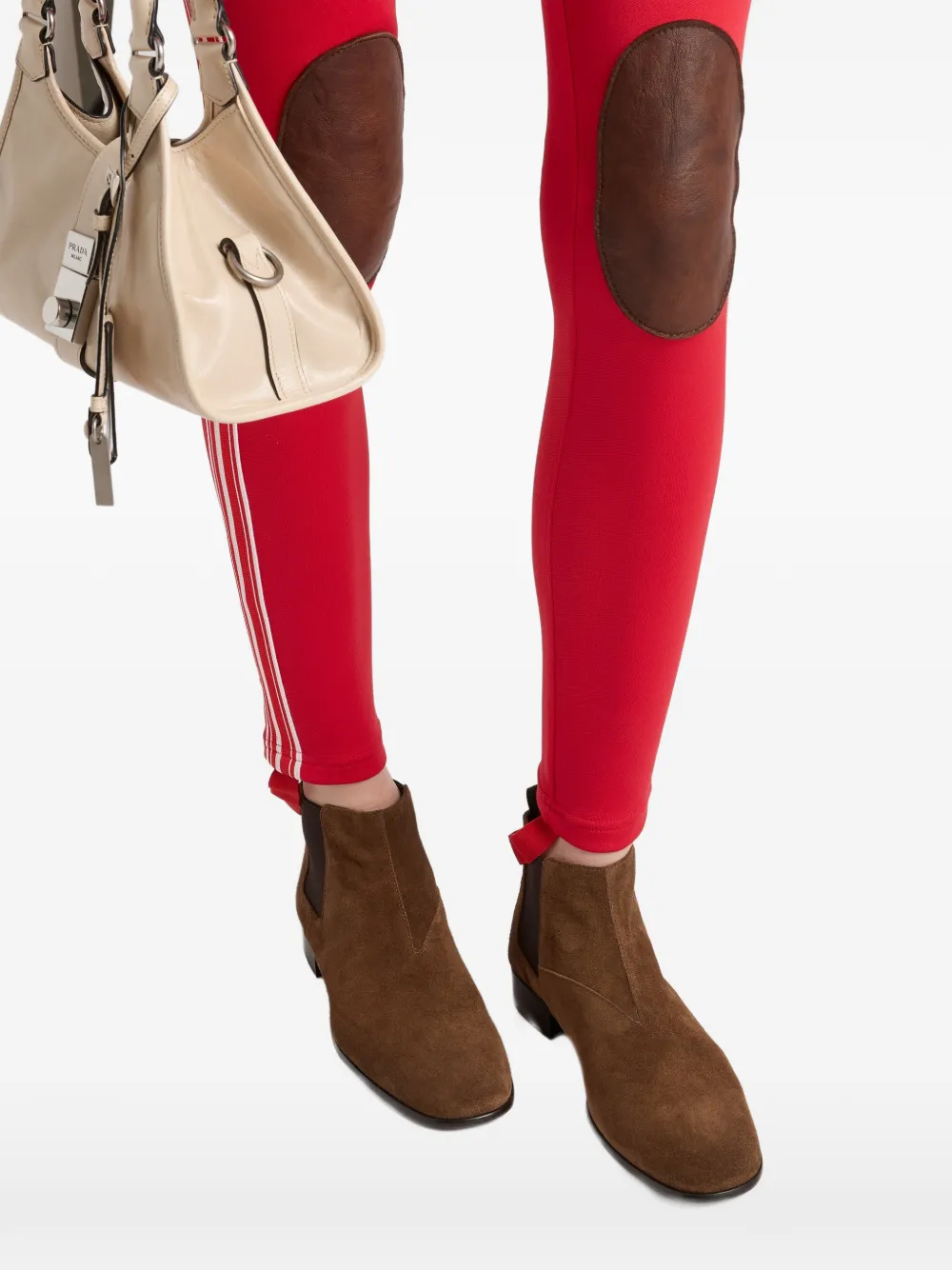 Prada Elasticated Side Gusset Booties In Multi