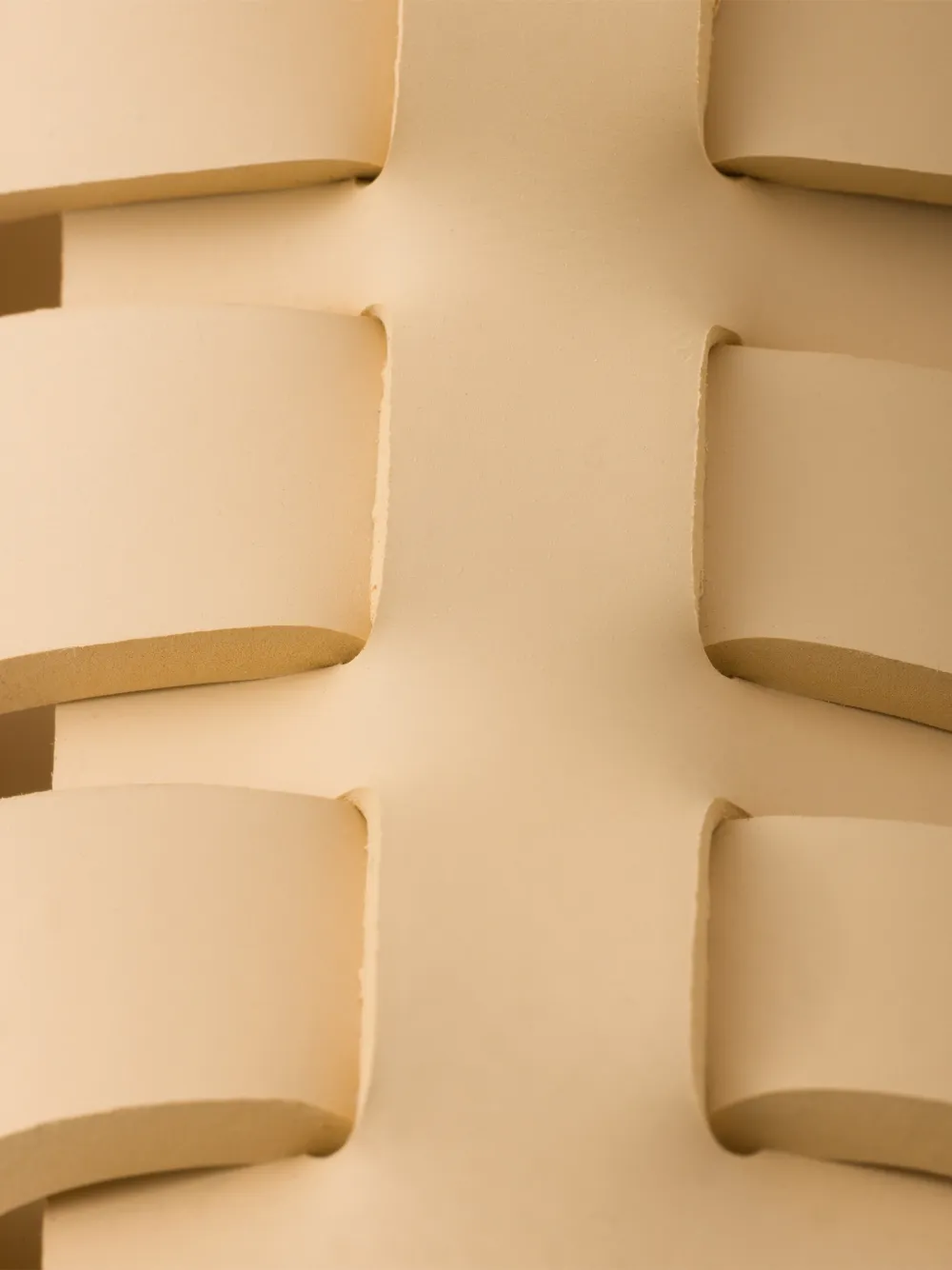 Prada Metal Buckle Platform Sandals In Neutral