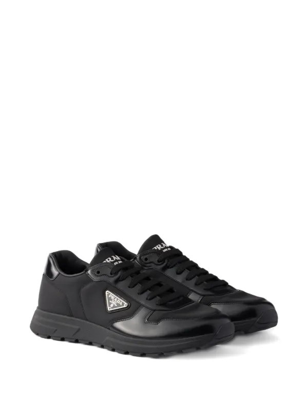 Prada triangle-logo Sneakers | Black | FARFETCH