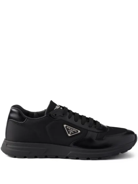 Prada Prax 01 Re-Nylon and brushed leather sneakers