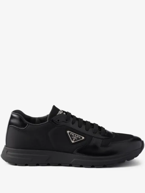 Prada Prax 01 Re-nylon and brushed leather sneakers