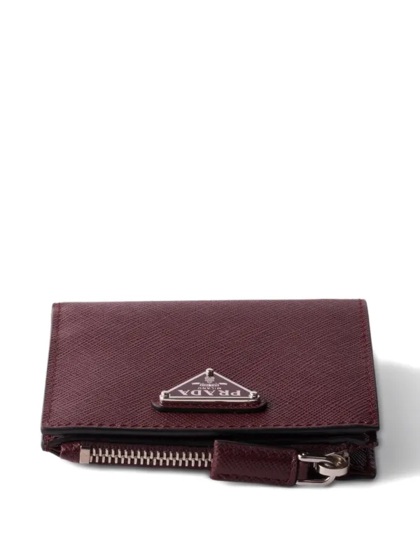 Prada ファスナー財布 | レッド | FARFETCH JP