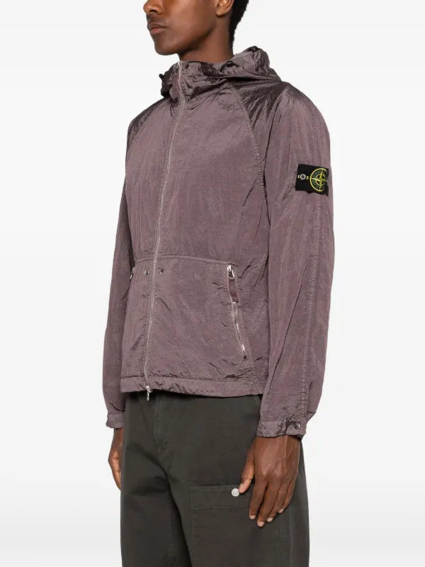 Stone Island フーデッド ジャケット | パープル | FARFETCH JP