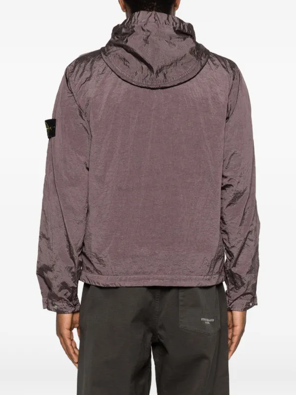 Stone Island フーデッド ジャケット | パープル | FARFETCH JP
