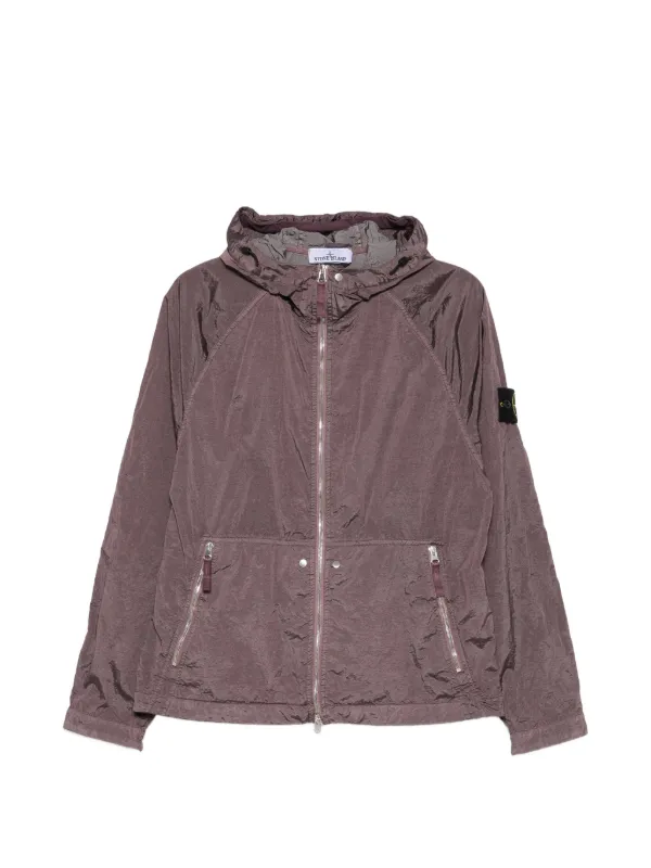 Stone Island フーデッド ジャケット | パープル | FARFETCH JP