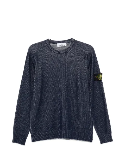 Stone Island textured crew-neck sweater