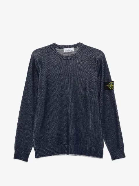 Stone Island textured crew-neck sweater