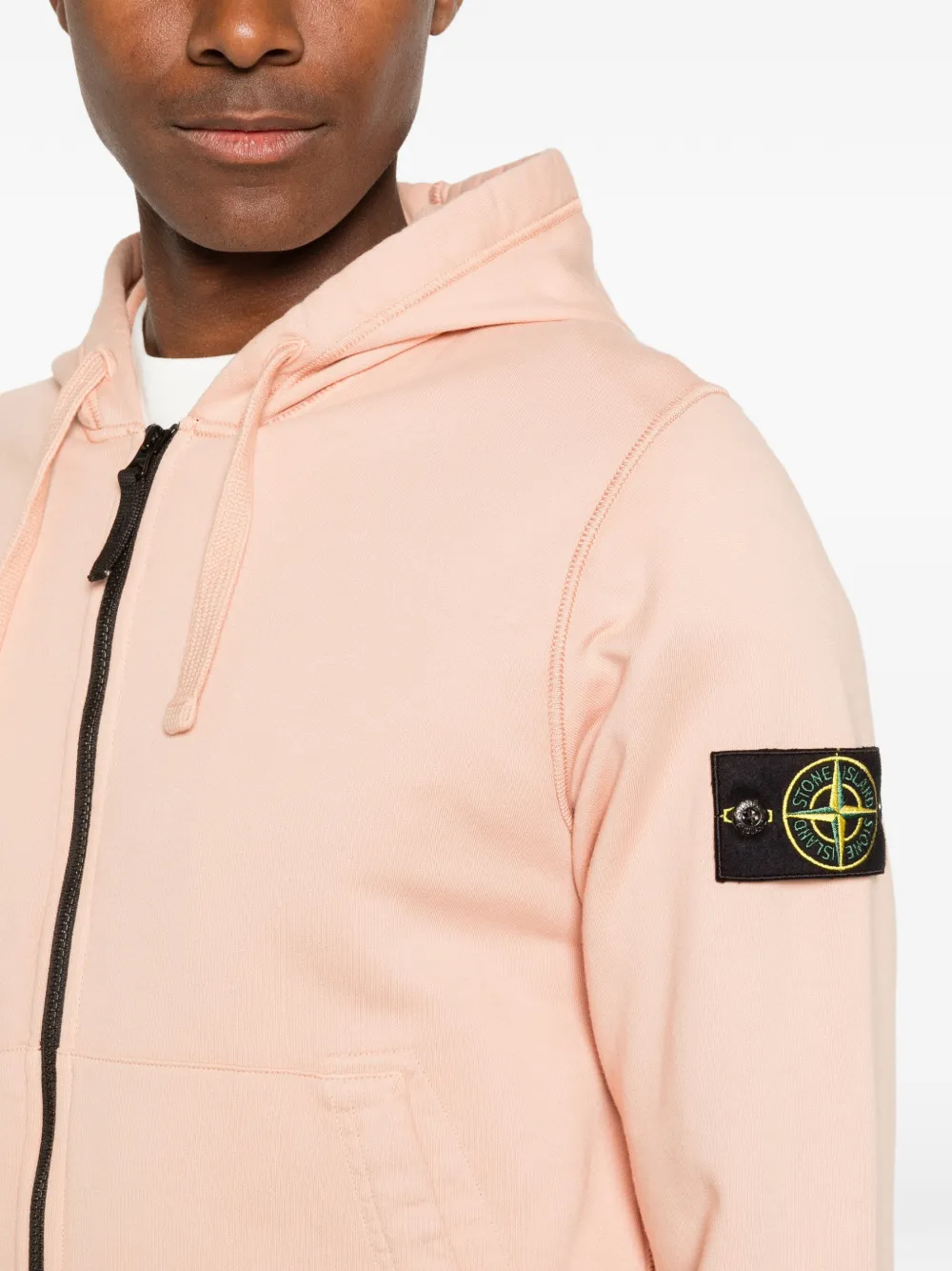 Stone Island Sweater met Compass-logopatch Roze