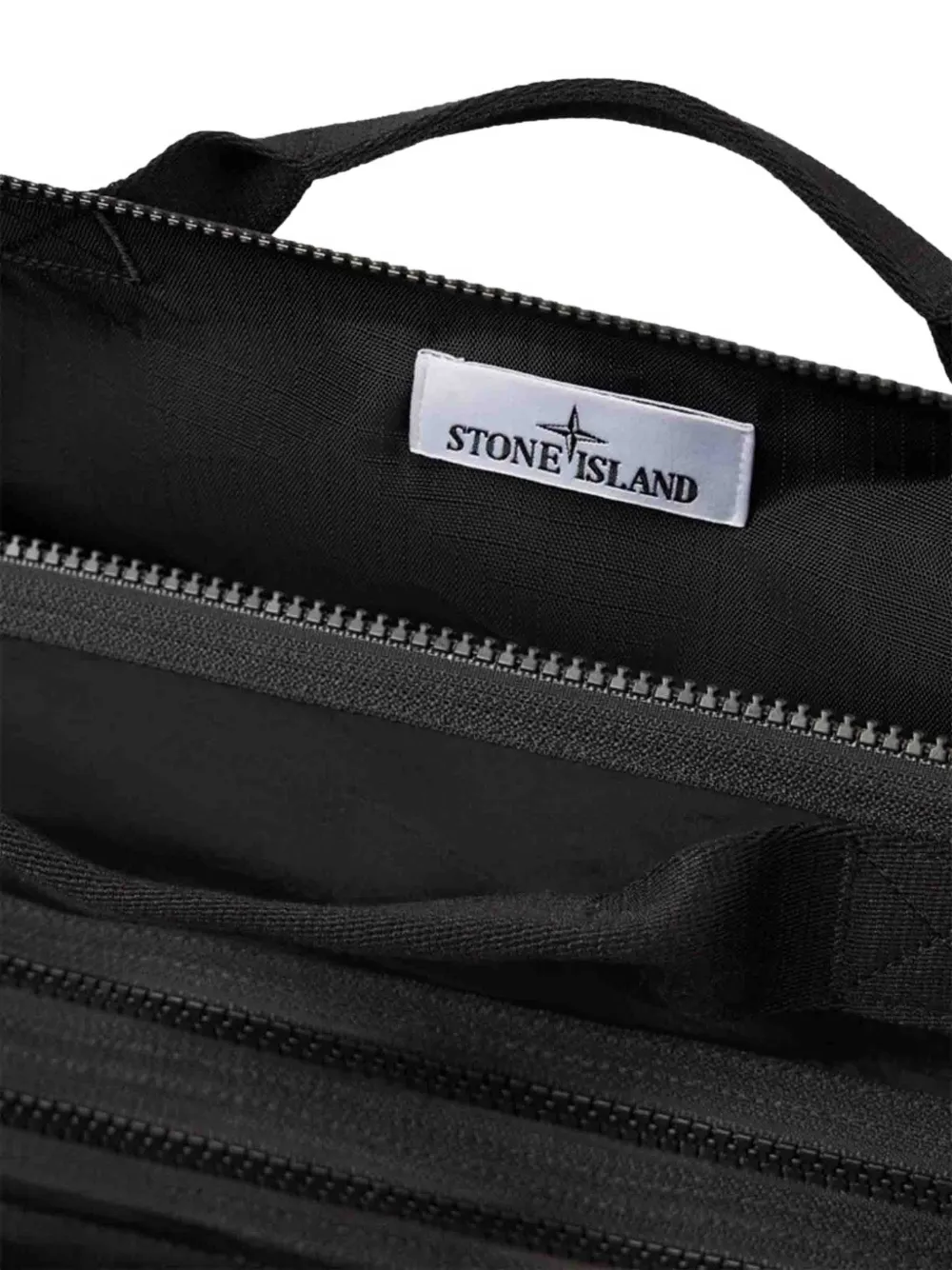 Stone Island Reistas met logopatch Zwart