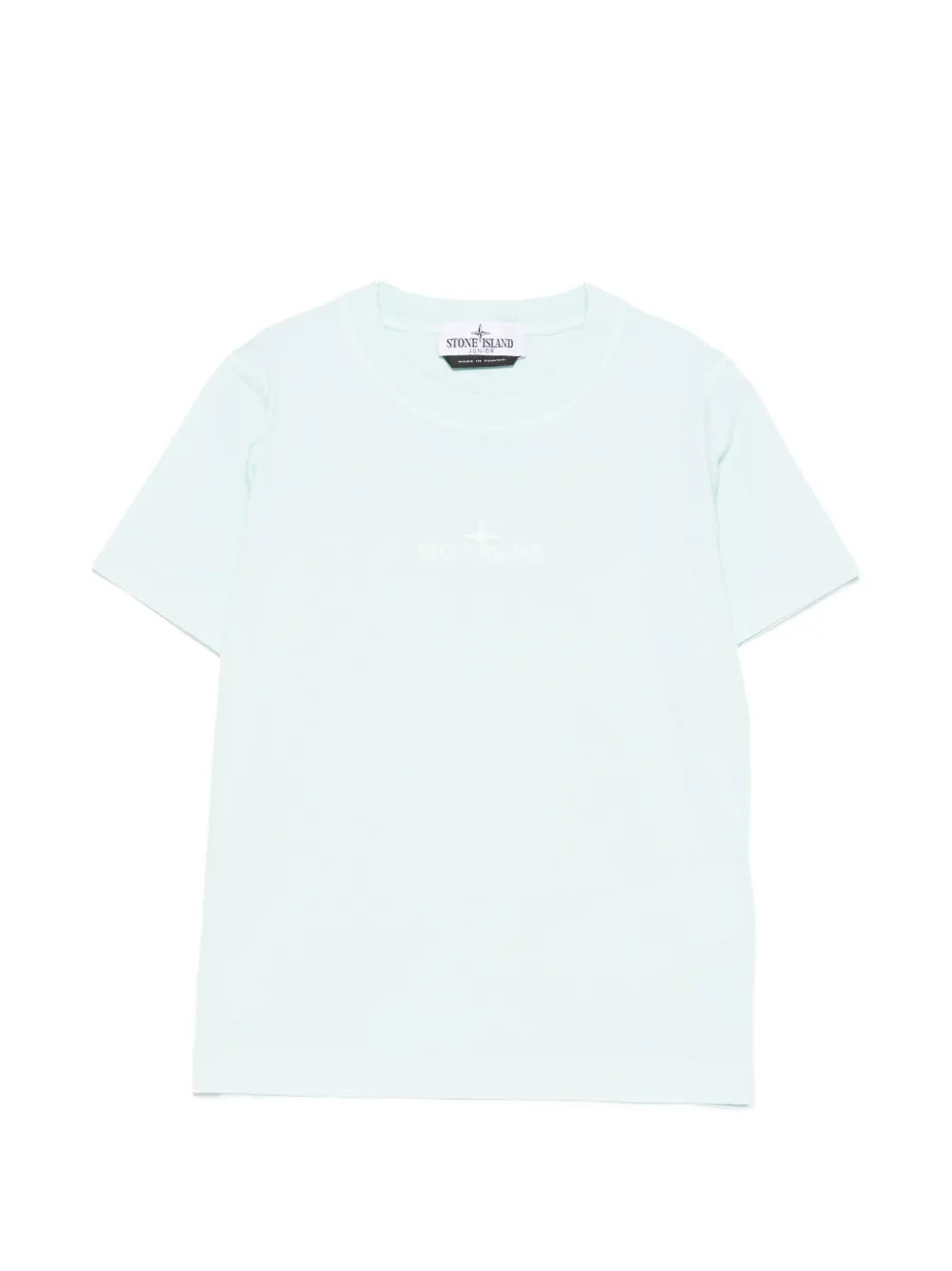 Stone Island Junior crew-neck T-shirt - Blu