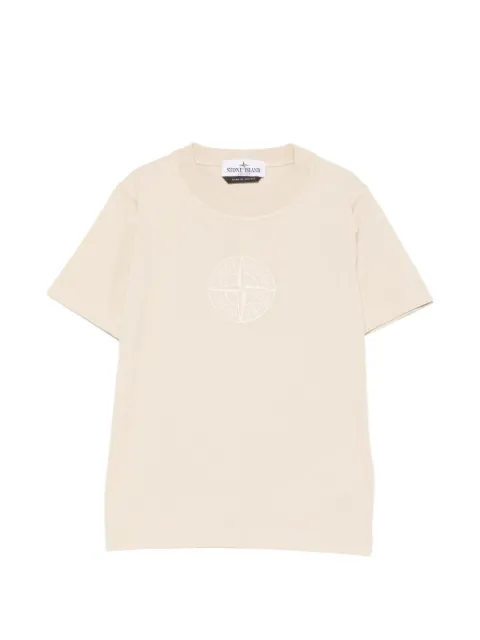 Stone Island Junior logo-embroidery T-shirt