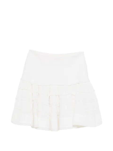 Alaïa ruffled mini skirt