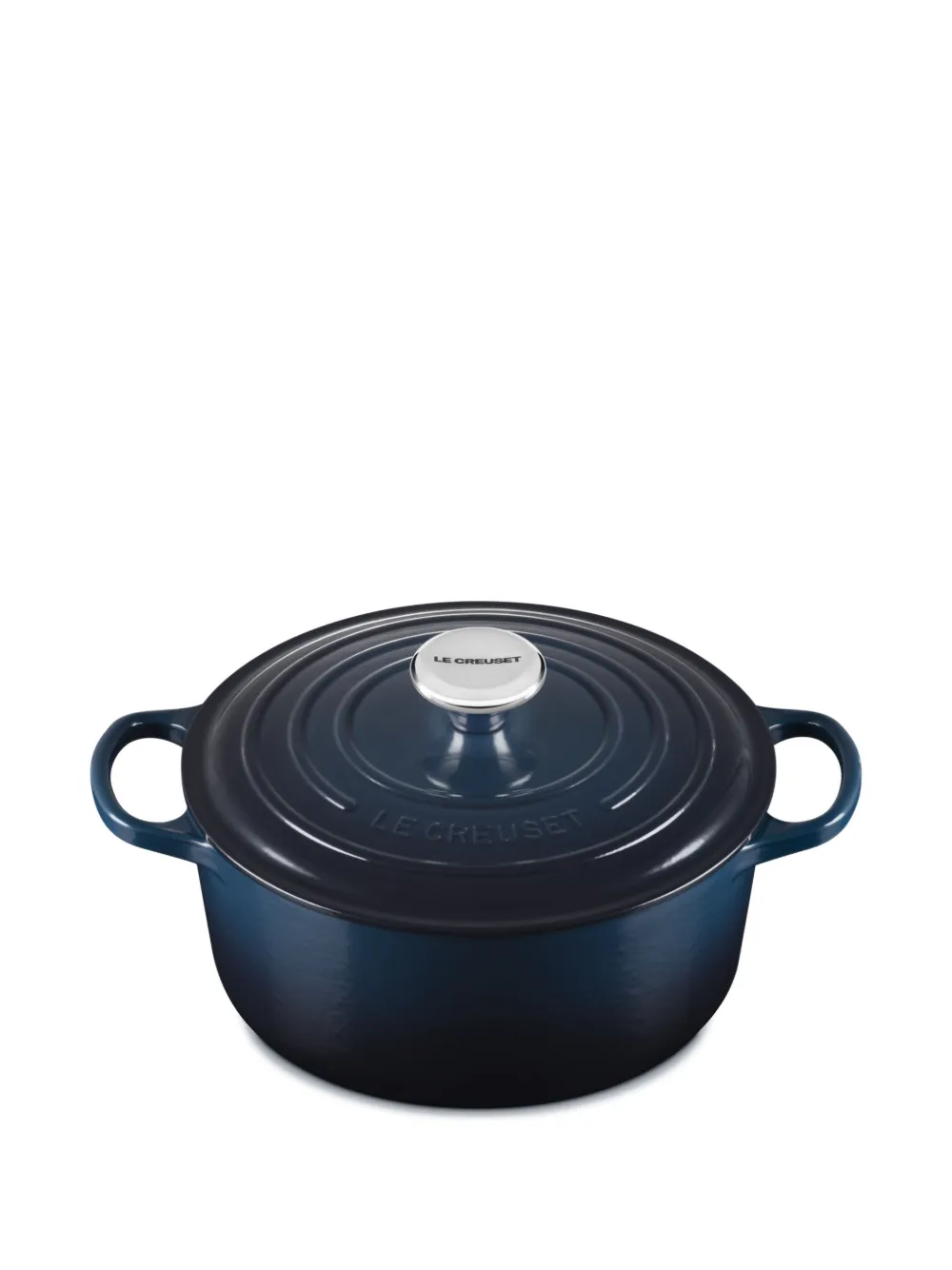 Le Creuset Round-shape Casserole (22cm) In Blue