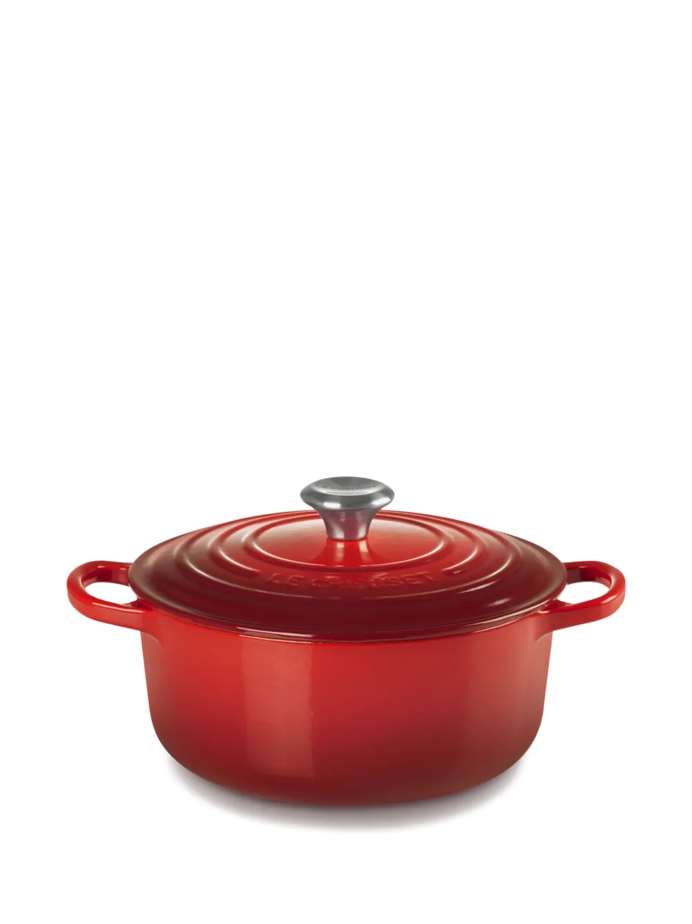 Le Creuset Round-shape Casserole (22cm) In Red