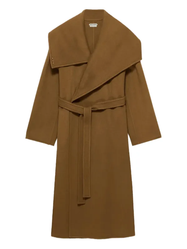 JW Anderson Double-breasted Wrap Coat in Brown