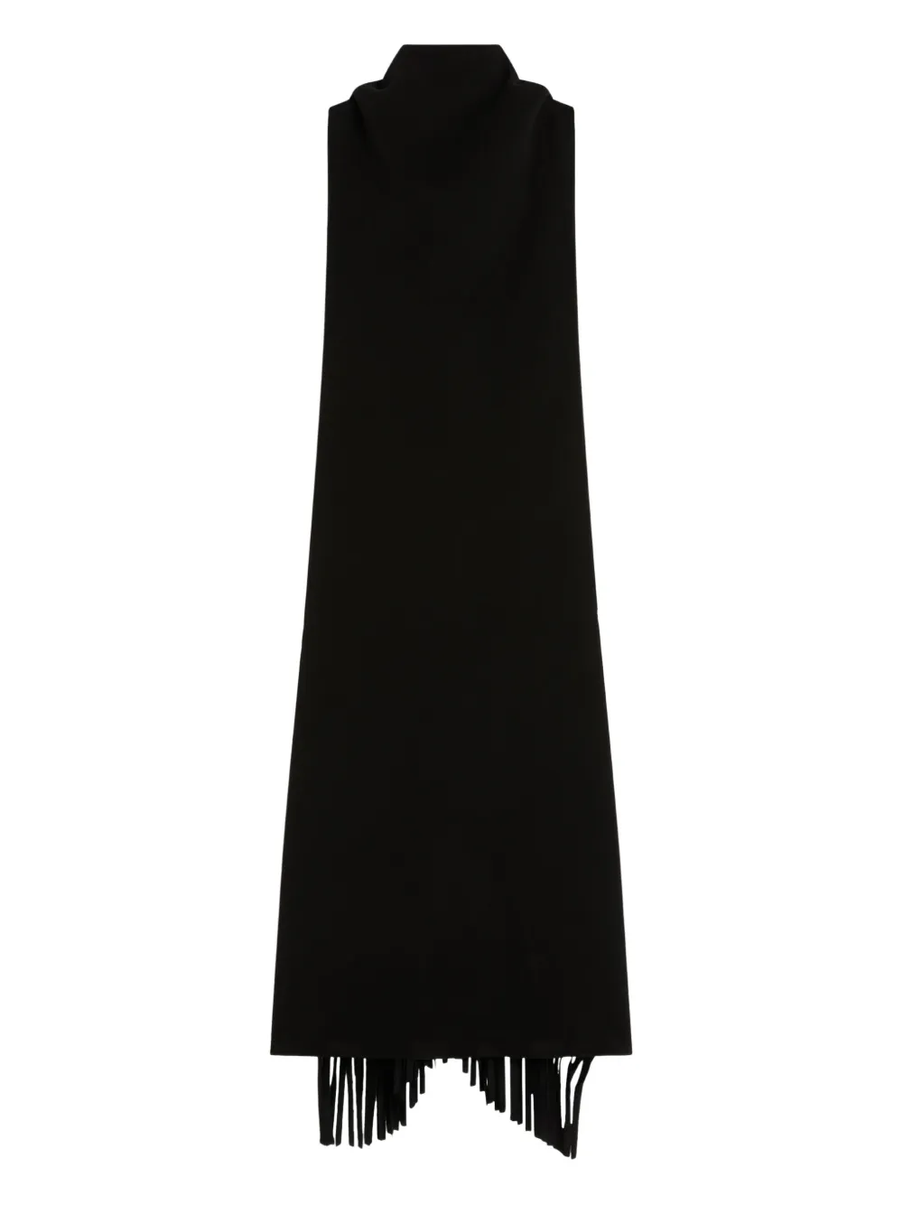 Max Mara vestido con flecos | negro | Image 1